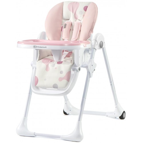 Jídelní židlička Kinderkraft YUMMY pink