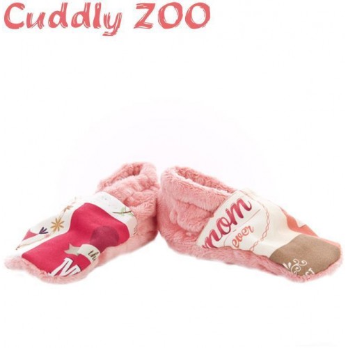 Bačkůrky Cuddly Zoo Máma S světle červená Červená