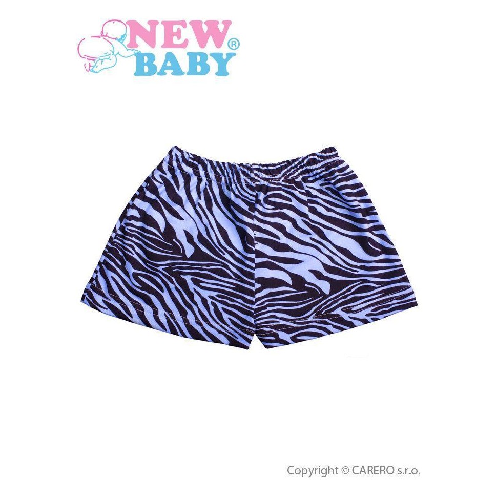 Dětské kraťasy New Baby Zebra modré Modrá 128 (7-8 let)
