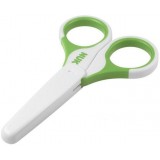 Dětské zdravotní nůžky s krytem Nuk zelené